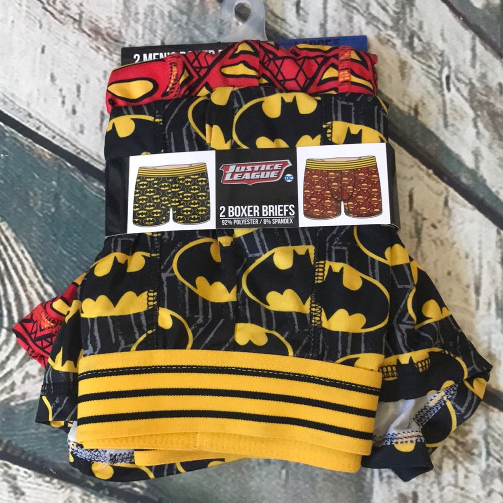 🏇Justice League Batman Boxer Briefs - Black & Yellow